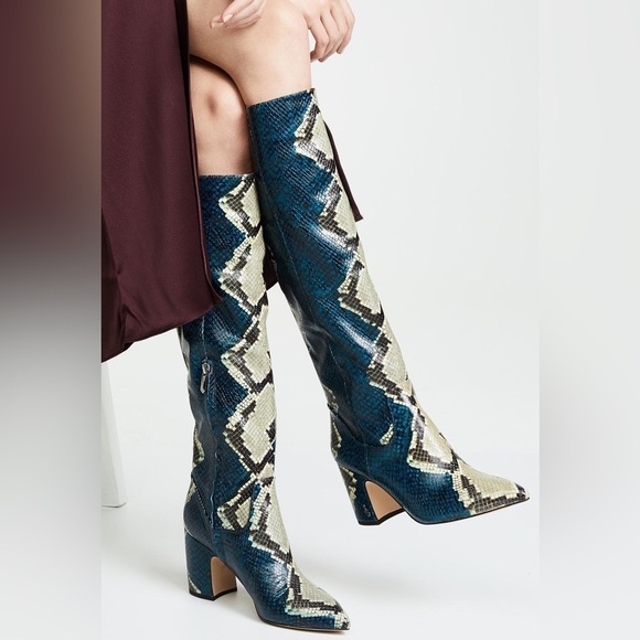 Sam Edelman Shoes - Sam Edelman Hai Tall snake print Boots Size: 6.5